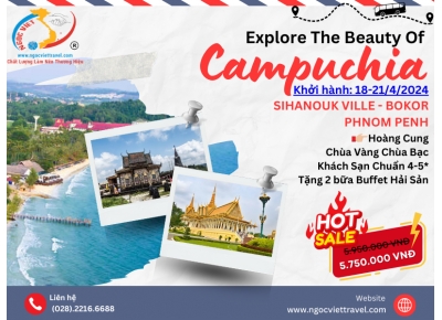 TOUR CAMPUCHIA - SIHANOUK VILLE - BOKOR - PHNOM PENH